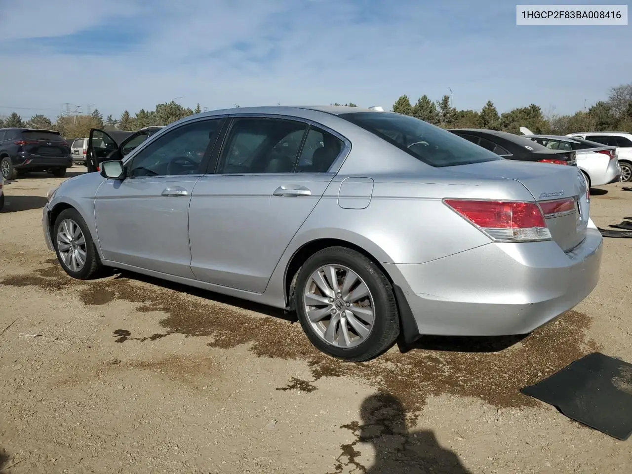 1HGCP2F83BA008416 2011 Honda Accord Exl