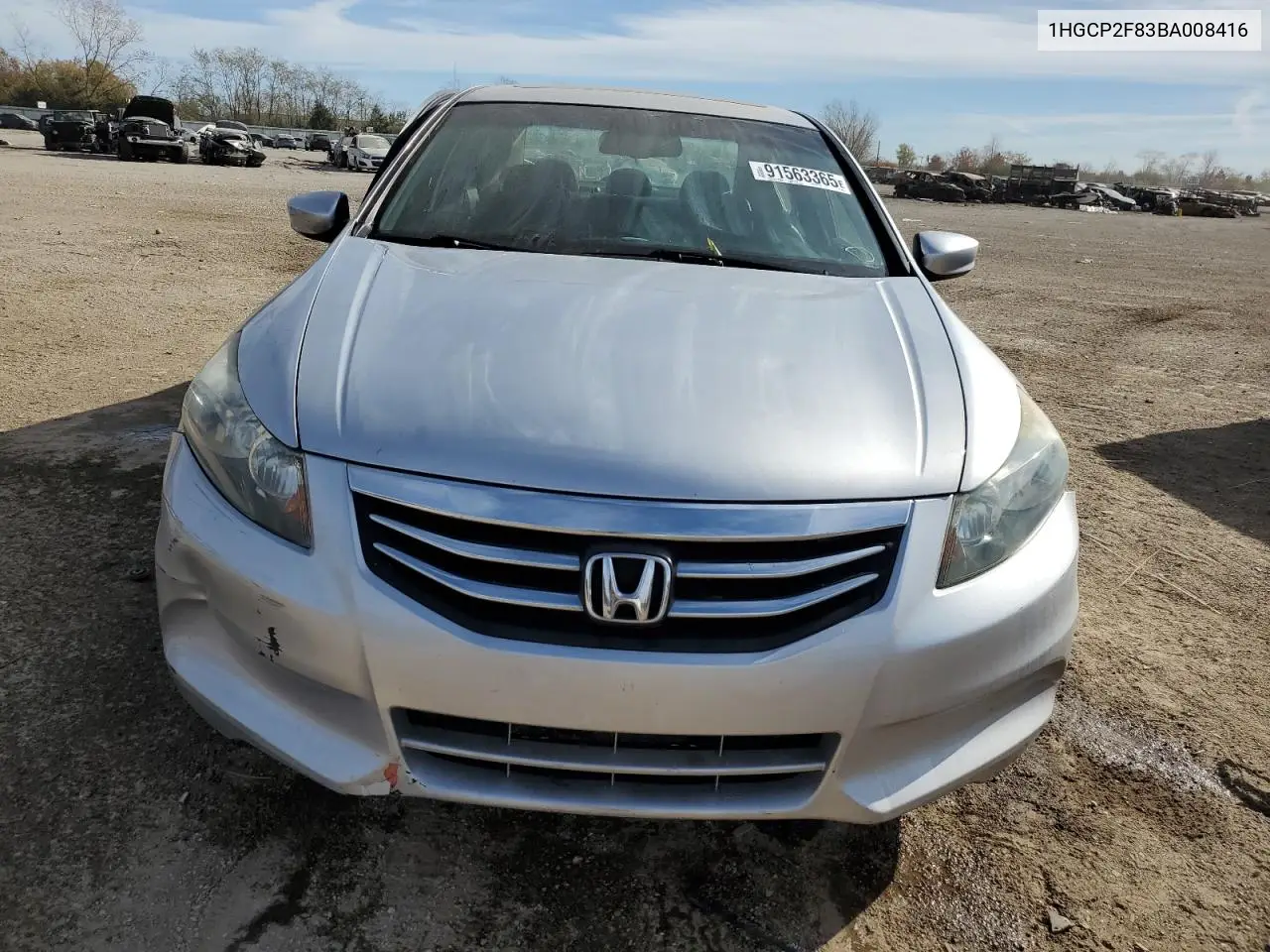 1HGCP2F83BA008416 2011 Honda Accord Exl