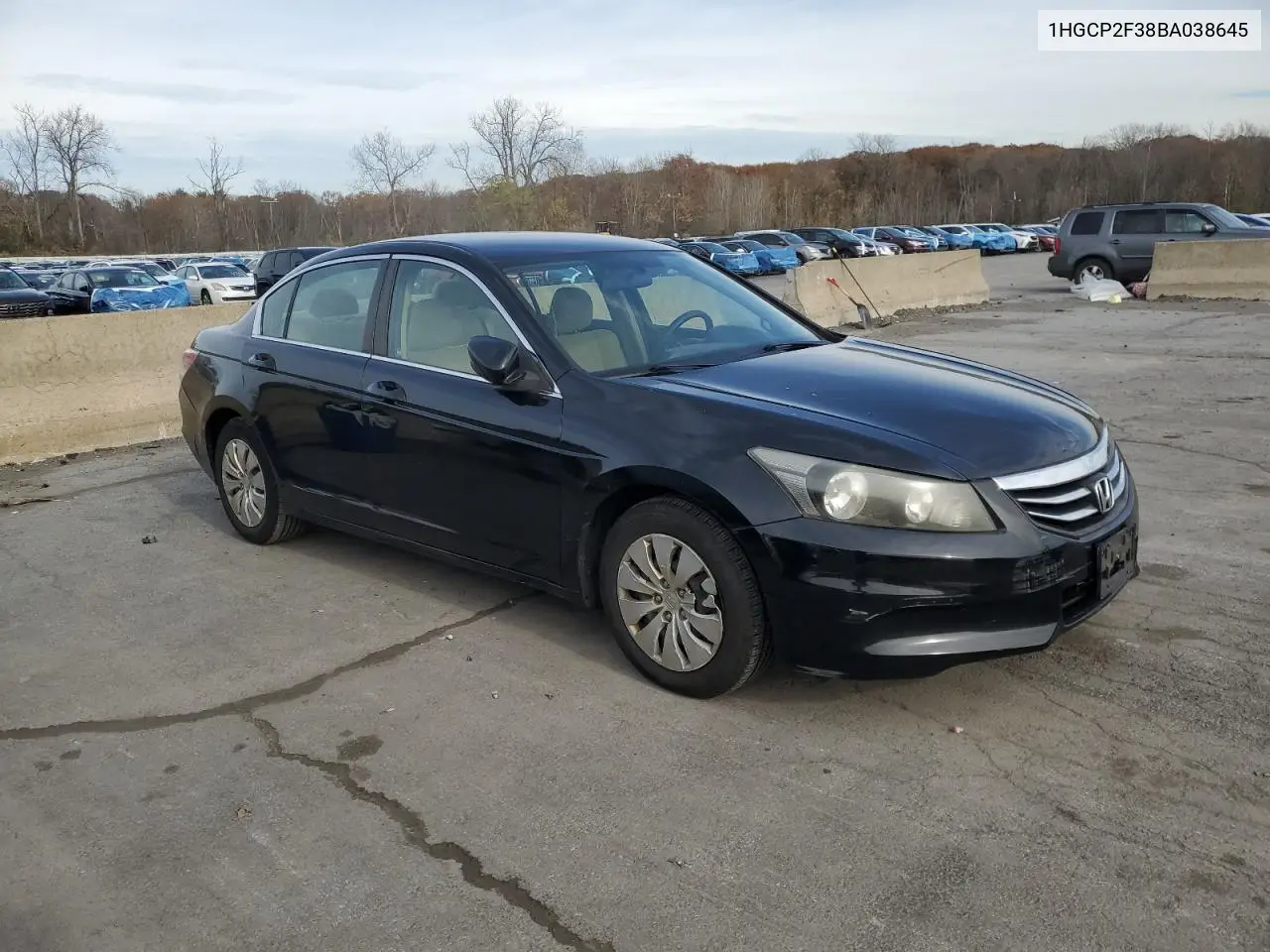 1HGCP2F38BA038645 2011 Honda Accord Lx