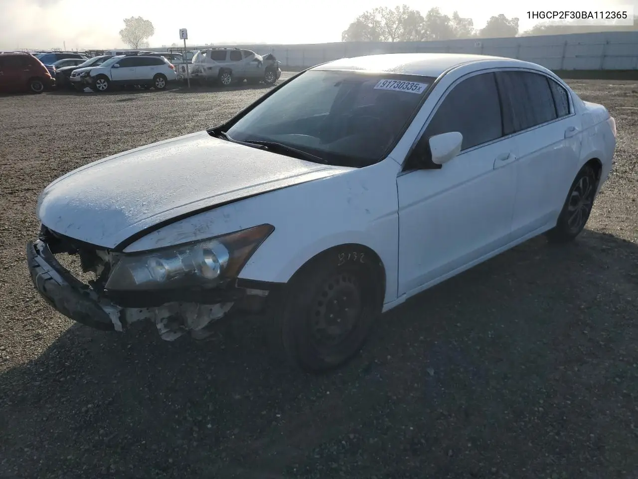 1HGCP2F30BA112365 2011 Honda Accord Lx