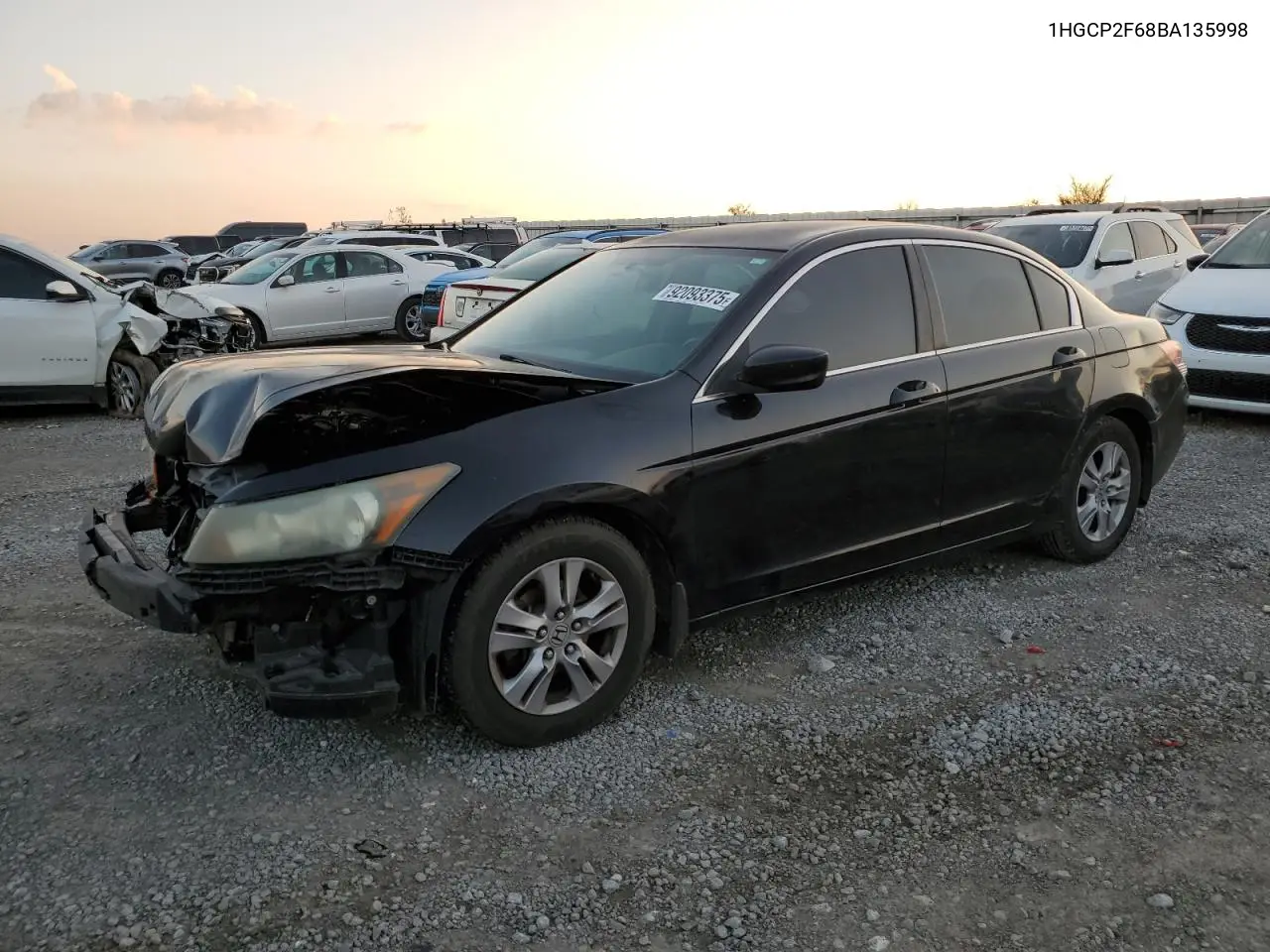 1HGCP2F68BA135998 2011 Honda Accord Se