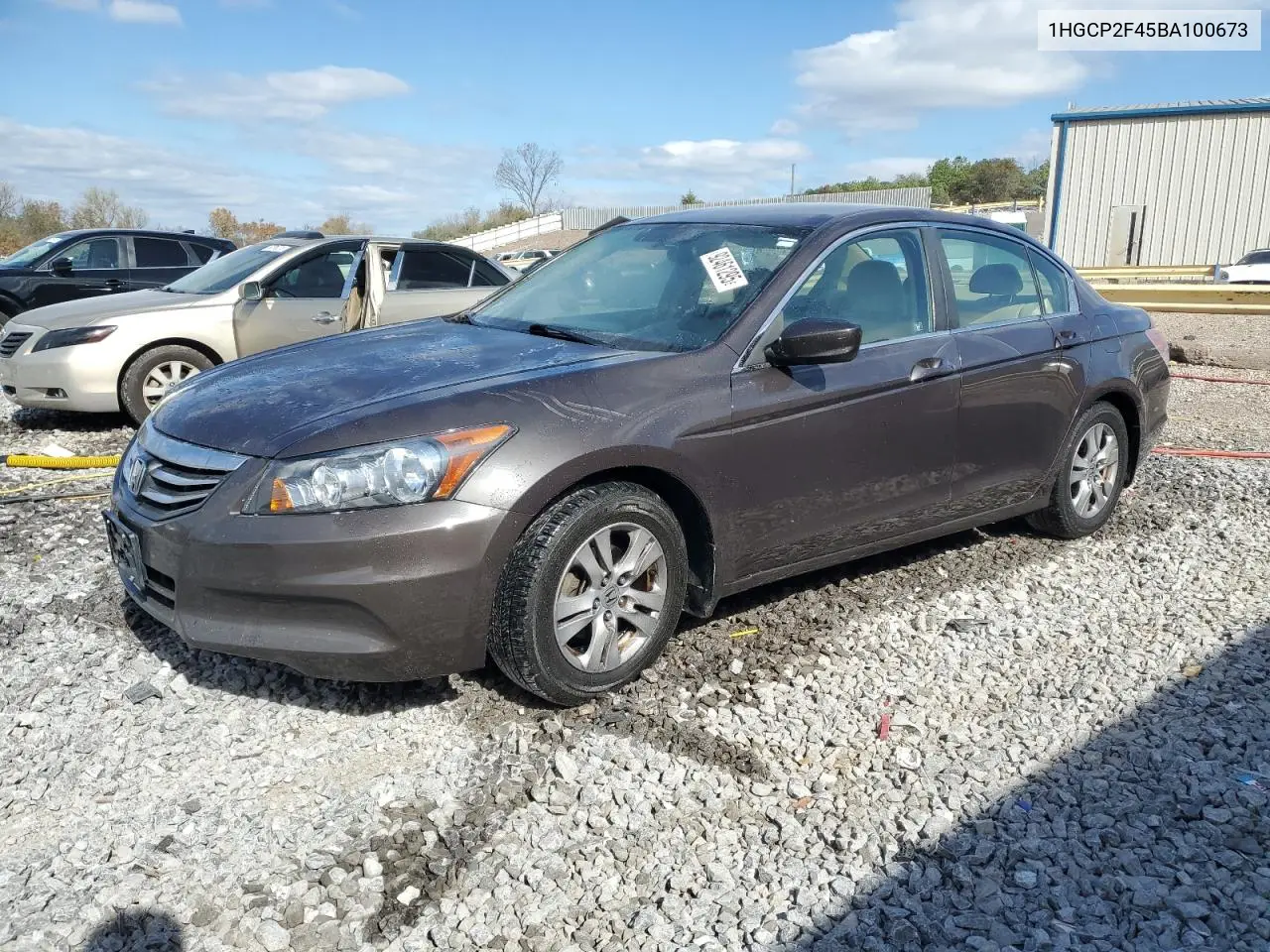 1HGCP2F45BA100673 2011 Honda Accord Lxp