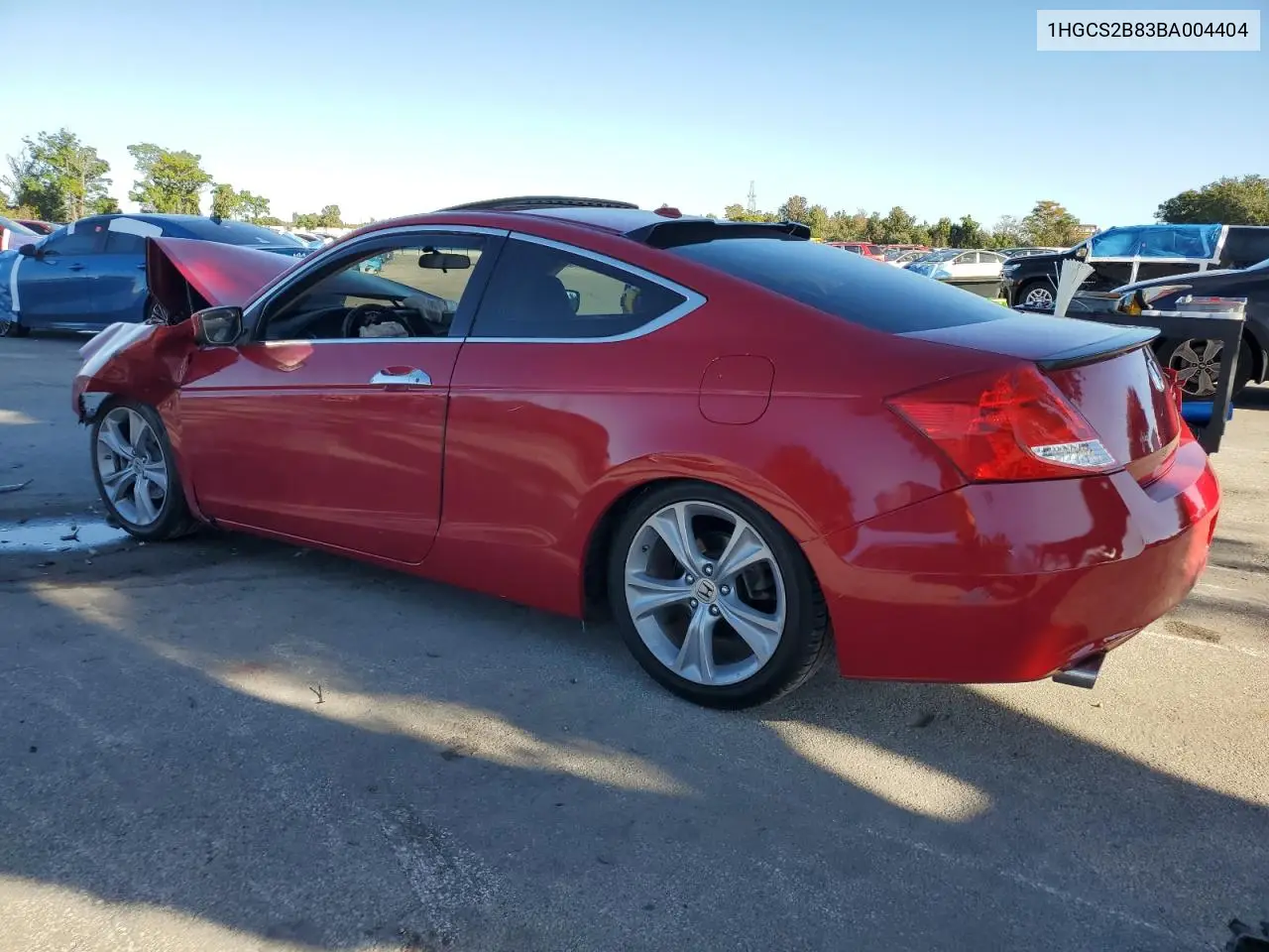 1HGCS2B83BA004404 2011 Honda Accord Exl
