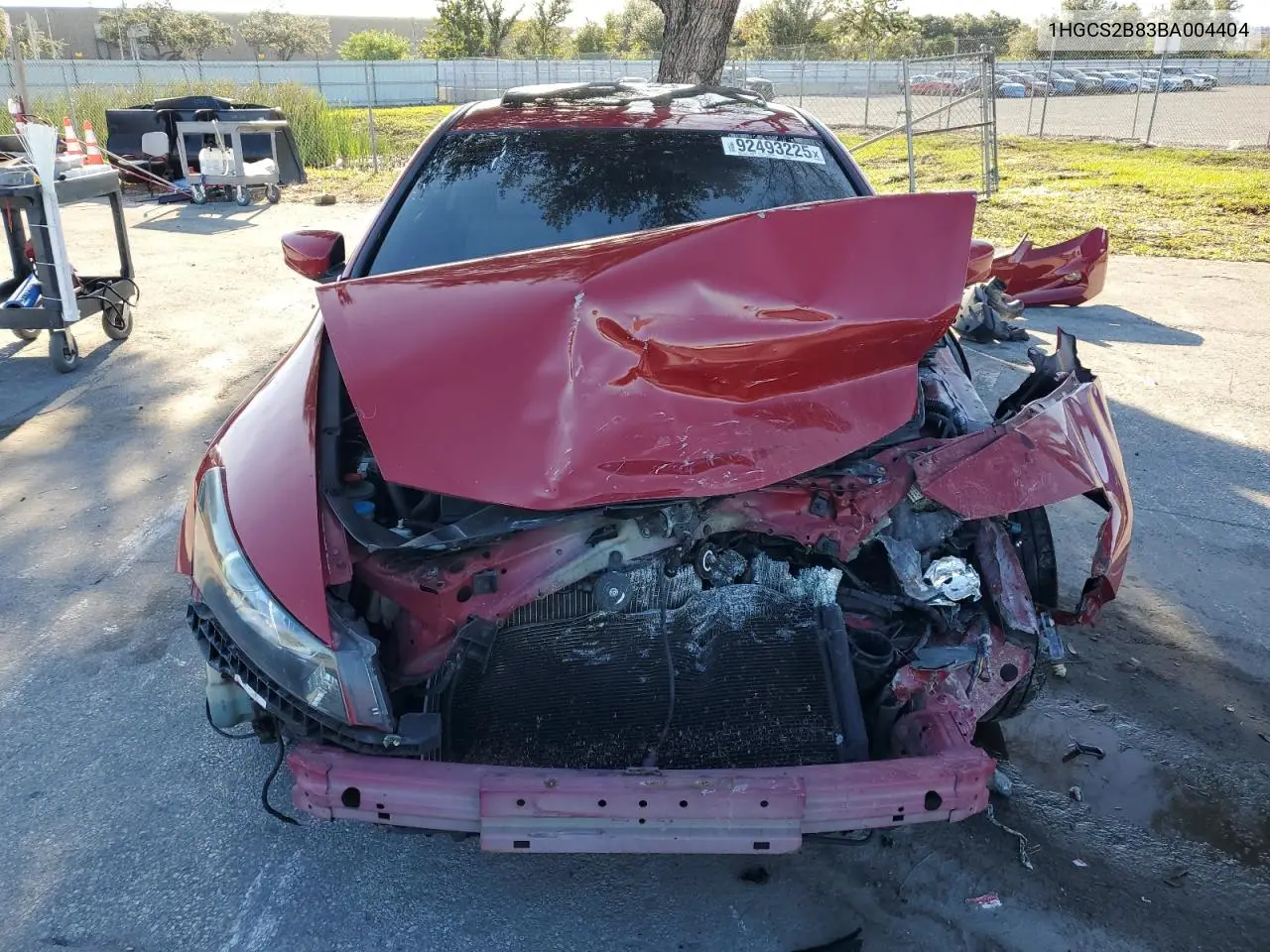 1HGCS2B83BA004404 2011 Honda Accord Exl