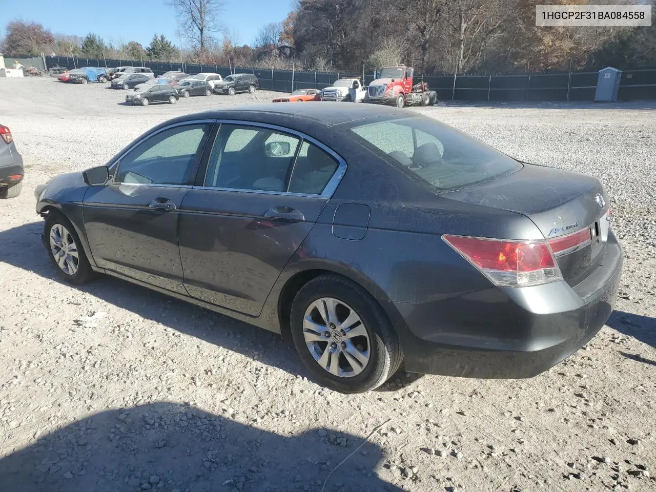 1HGCP2F31BA084558 2011 Honda Accord Lx