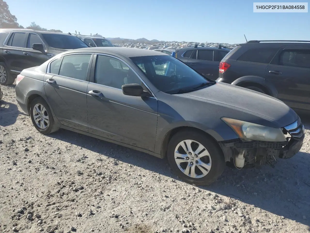 1HGCP2F31BA084558 2011 Honda Accord Lx