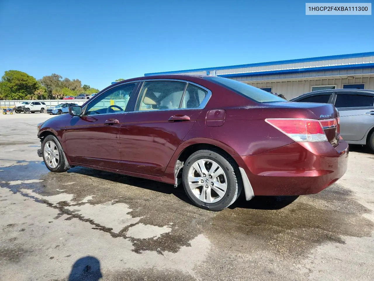 1HGCP2F4XBA111300 2011 Honda Accord Lxp