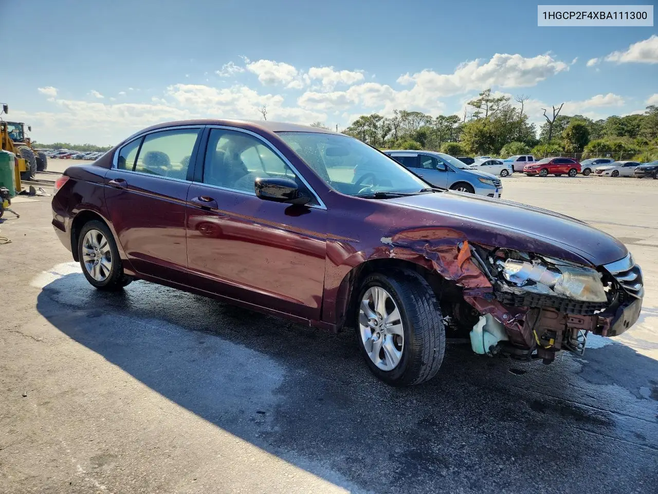 1HGCP2F4XBA111300 2011 Honda Accord Lxp