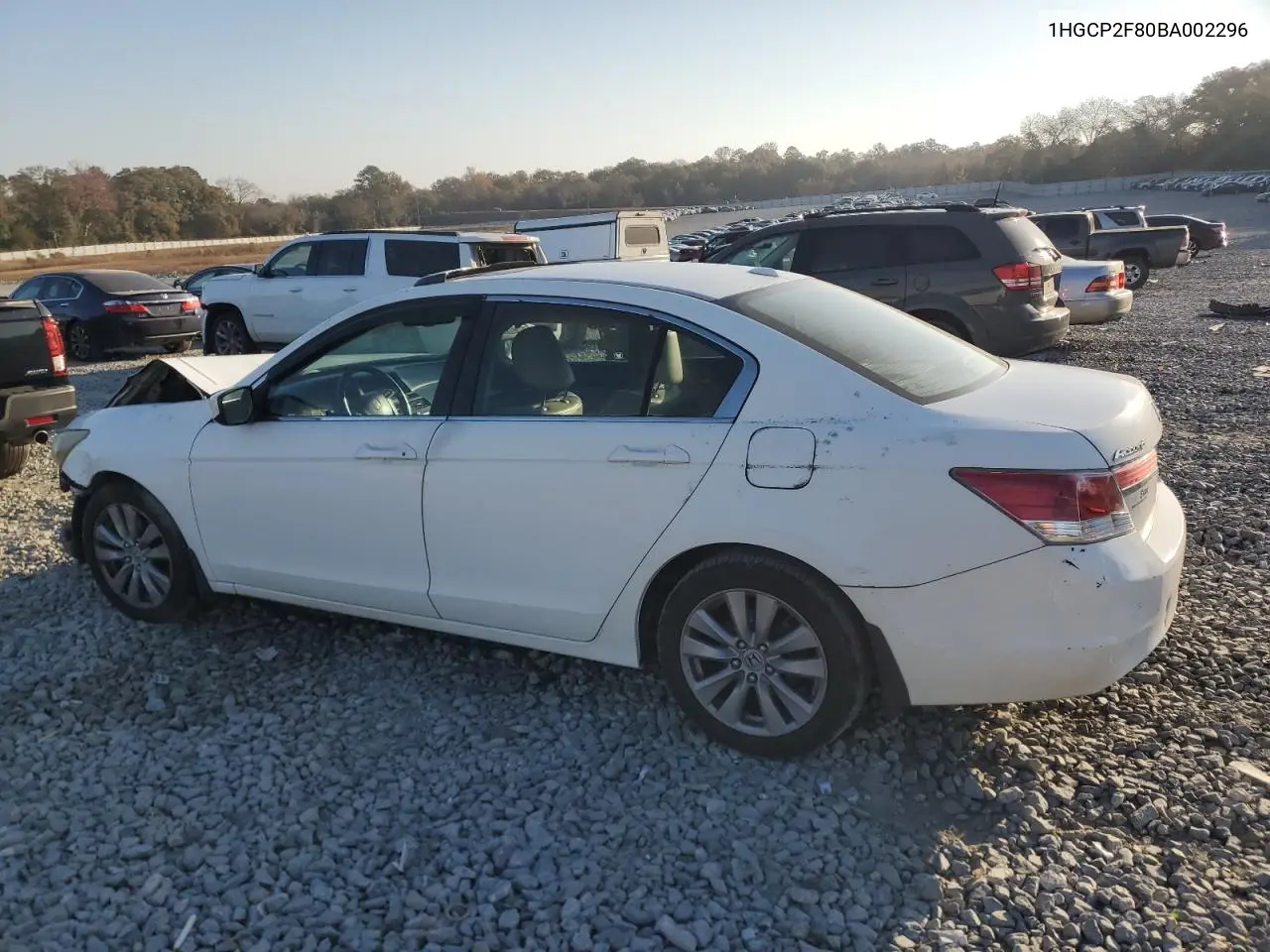 1HGCP2F80BA002296 2011 Honda Accord Exl