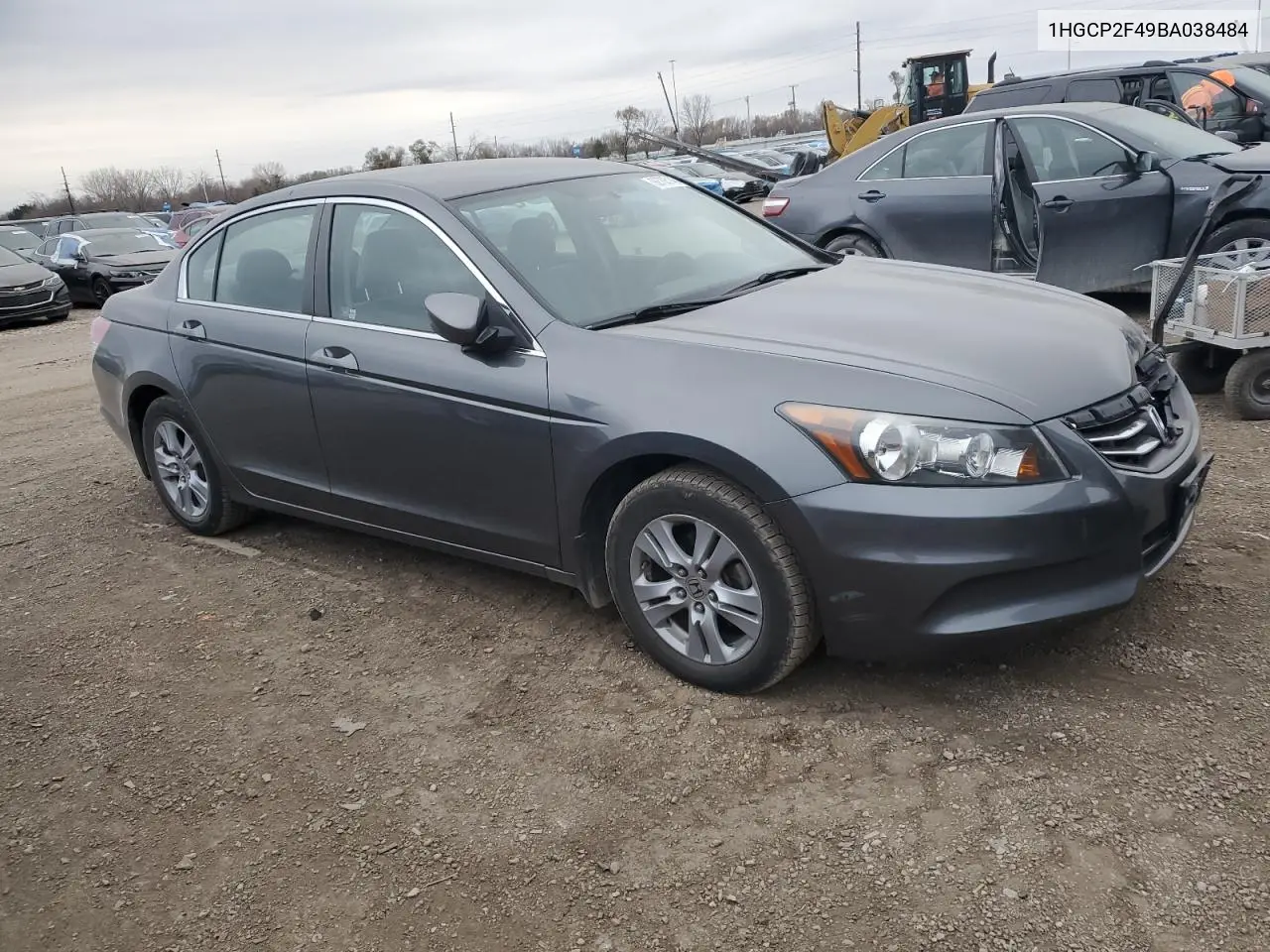 1HGCP2F49BA038484 2011 Honda Accord Lxp