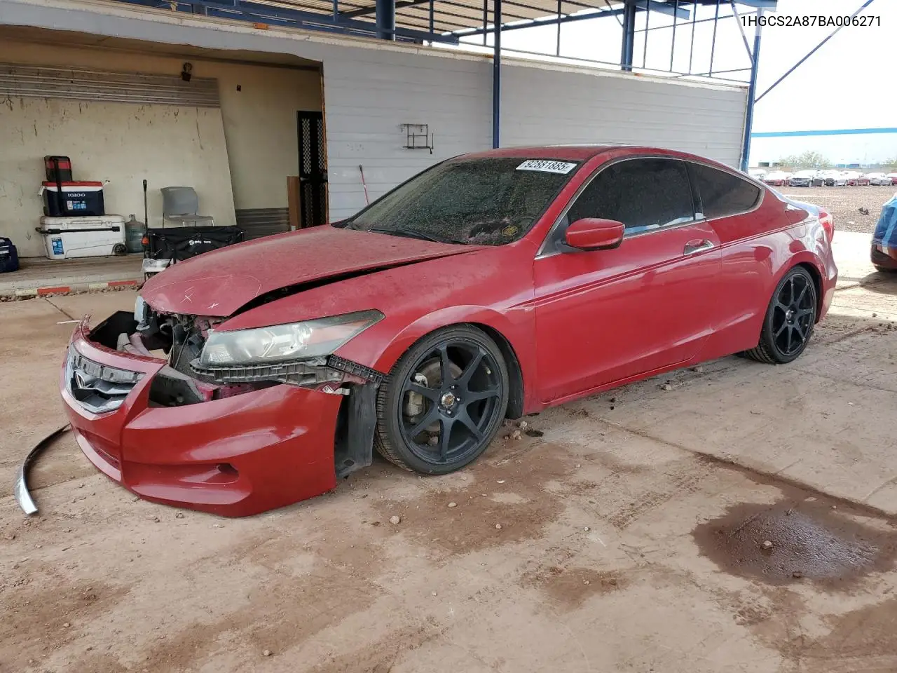1HGCS2A87BA006271 2011 Honda Accord Exl