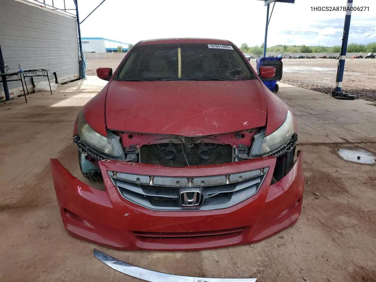 1HGCS2A87BA006271 2011 Honda Accord Exl