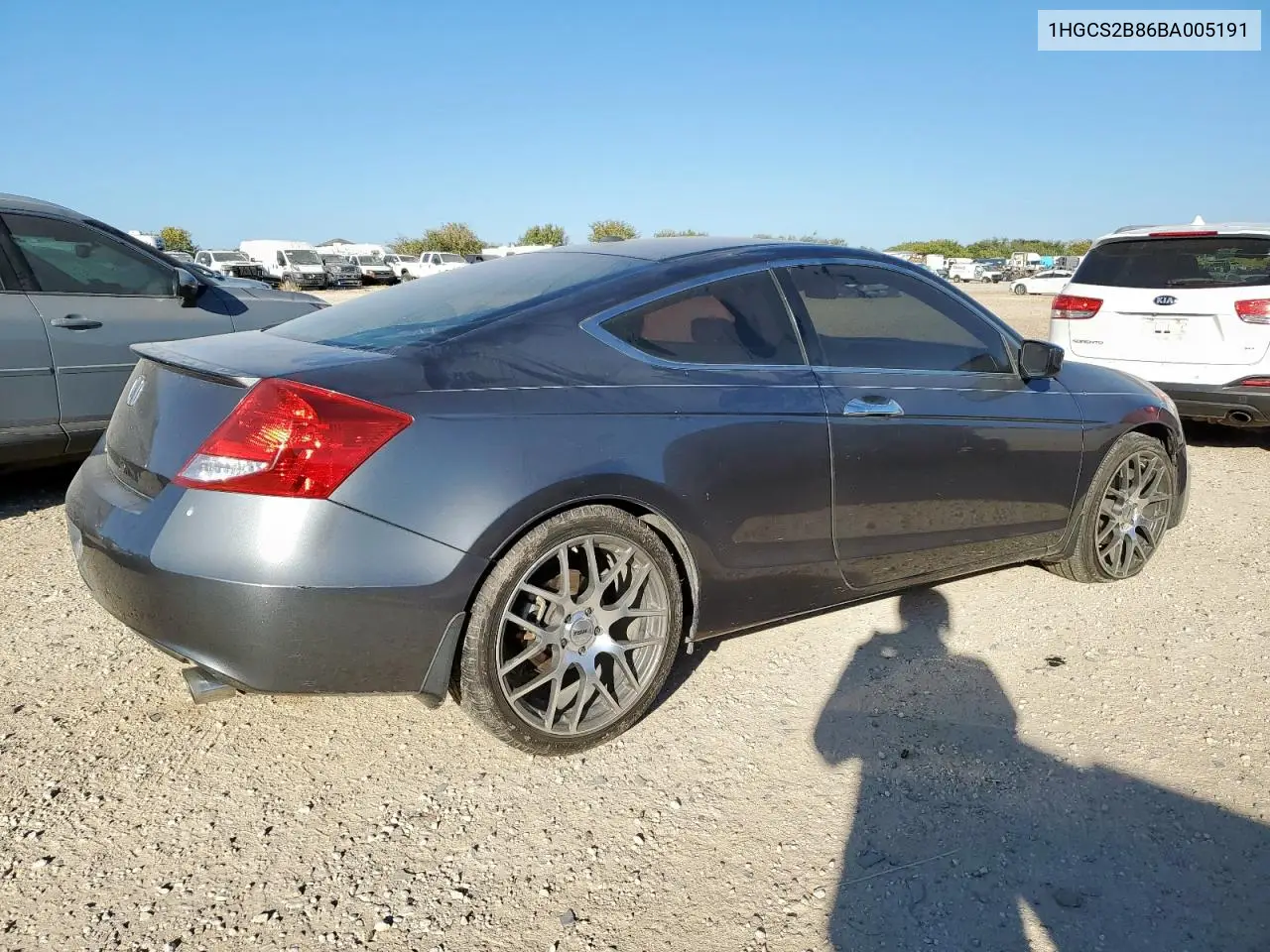 1HGCS2B86BA005191 2011 Honda Accord Exl