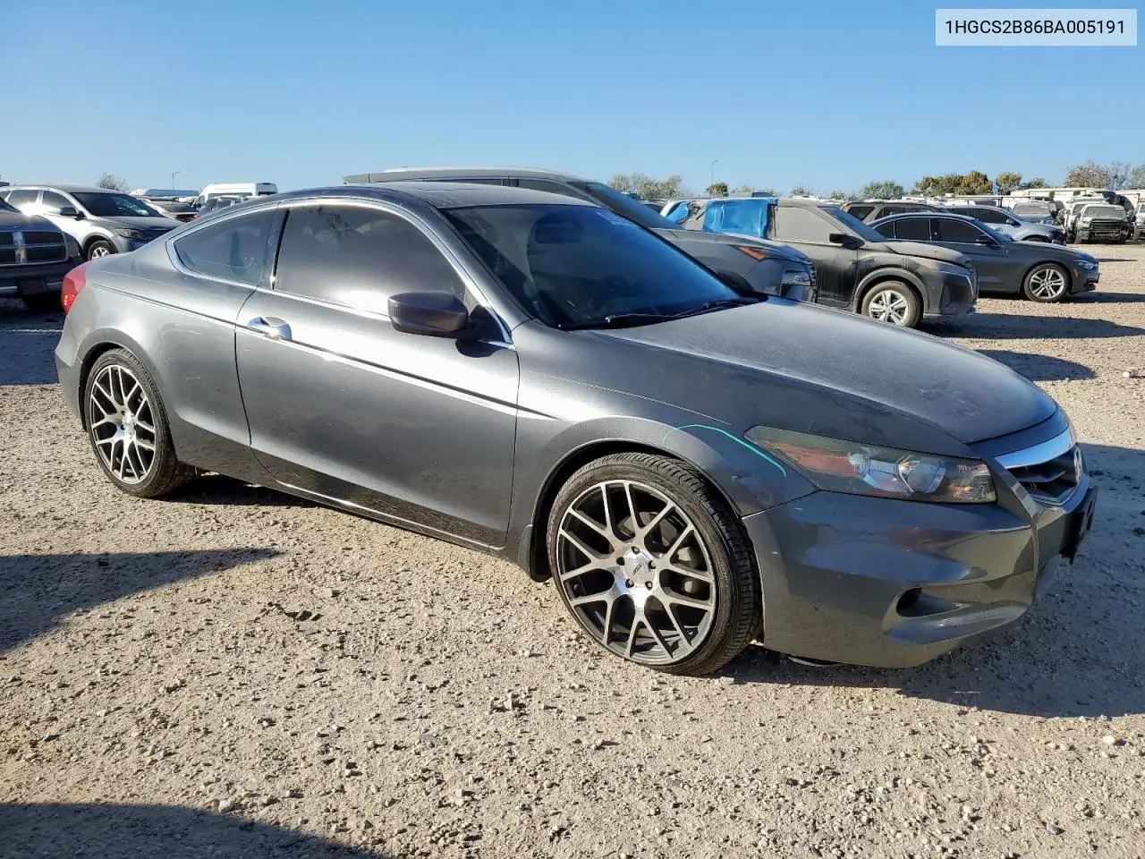 1HGCS2B86BA005191 2011 Honda Accord Exl