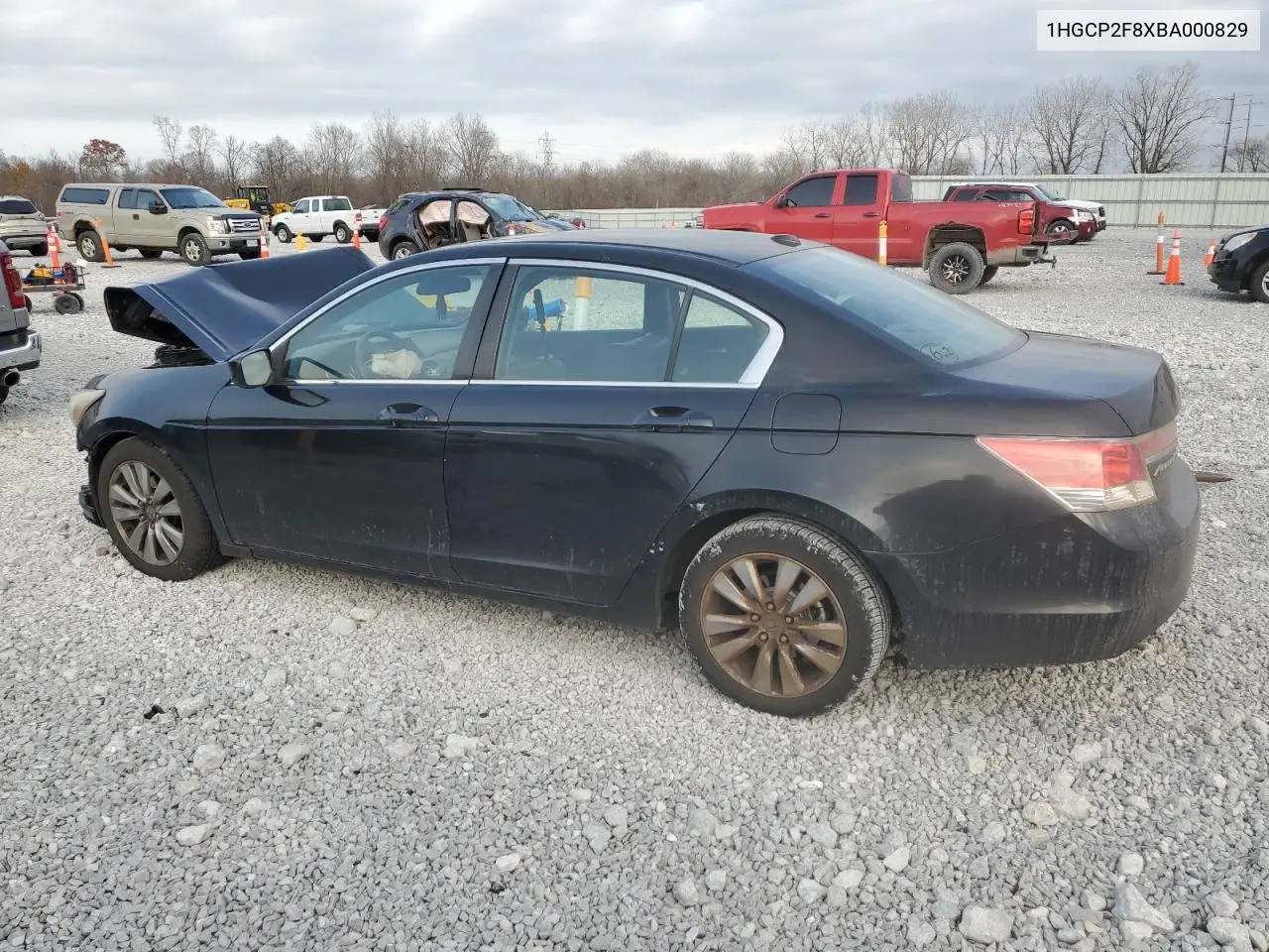 1HGCP2F8XBA000829 2011 Honda Accord Exl