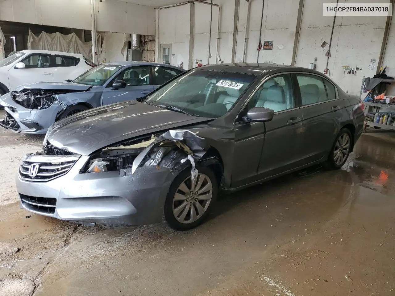 1HGCP2F84BA037018 2011 Honda Accord Exl
