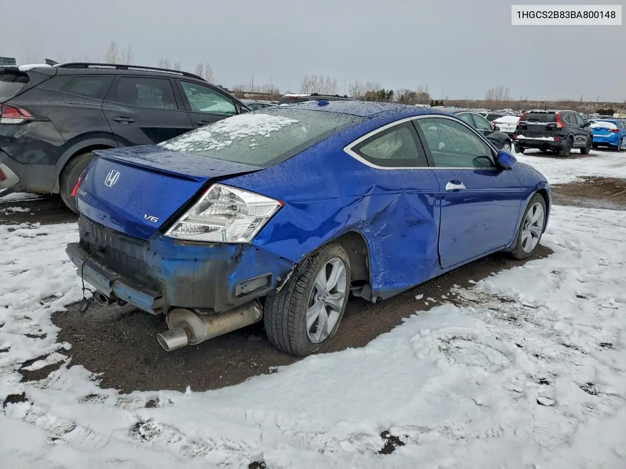 1HGCS2B83BA800148 2011 Honda Accord Exl