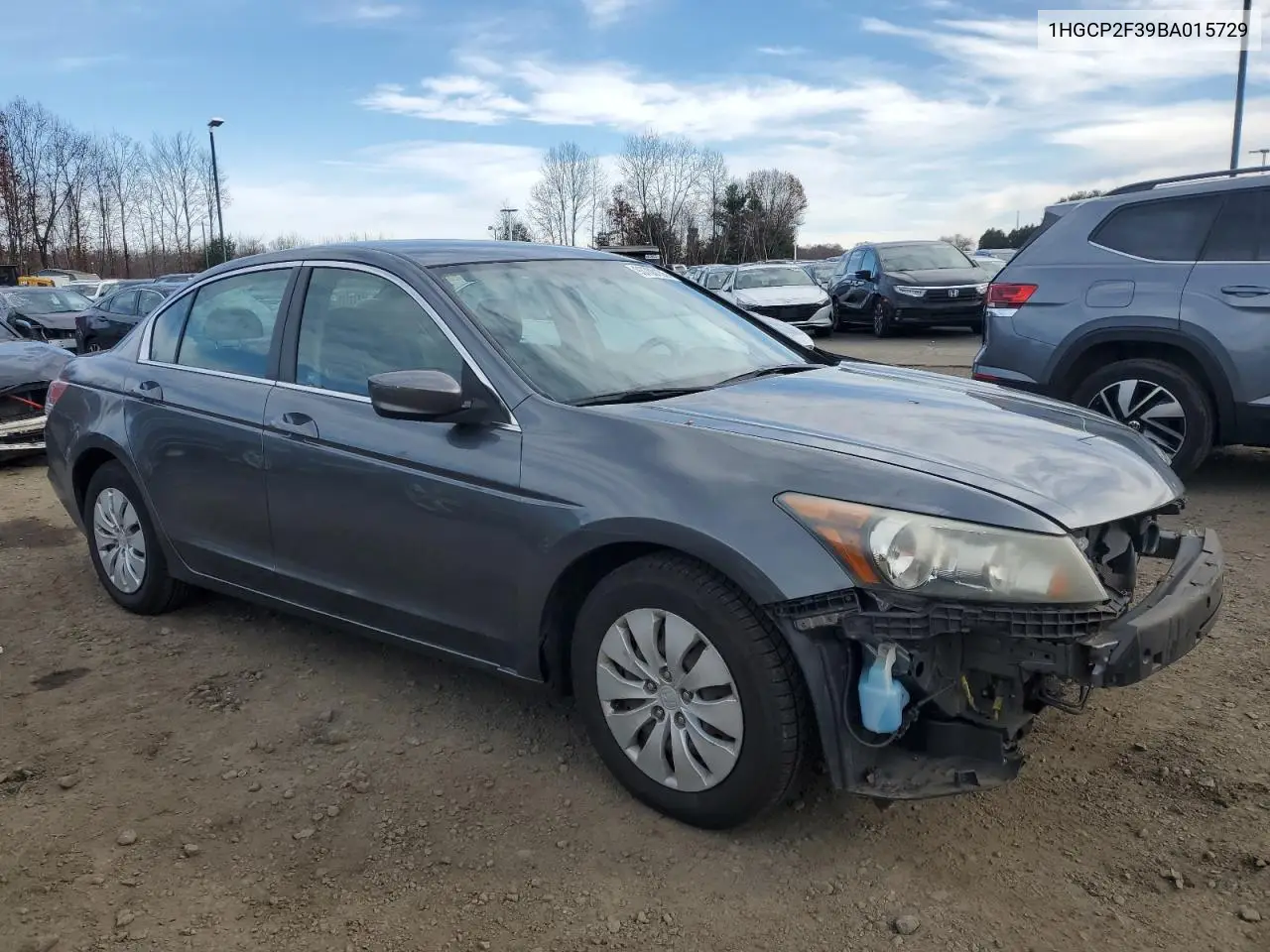 1HGCP2F39BA015729 2011 Honda Accord Lx