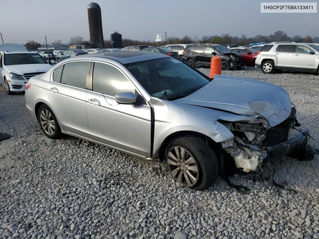 1HGCP2F75BA133411 2011 Honda Accord Ex