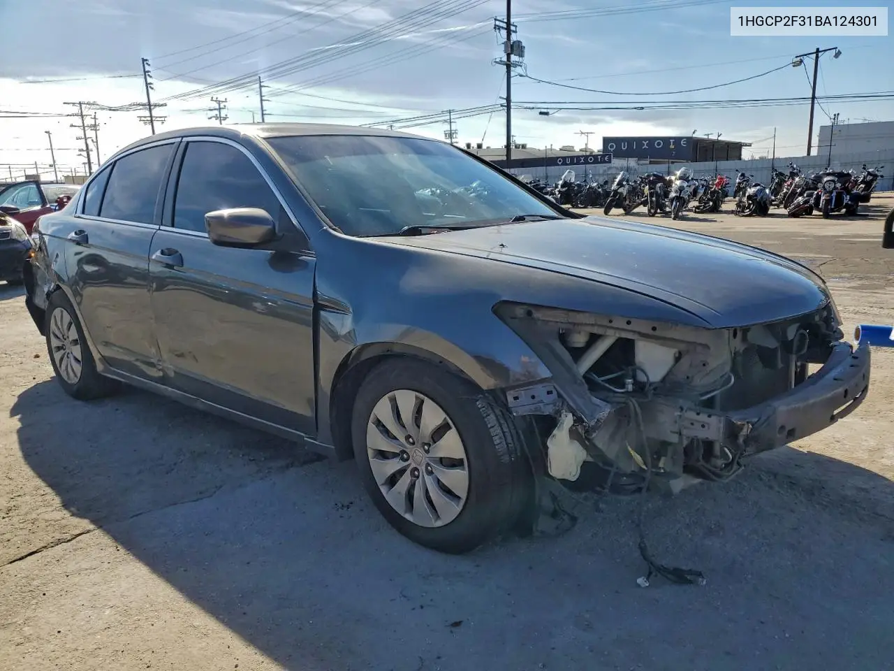 1HGCP2F31BA124301 2011 Honda Accord Lx