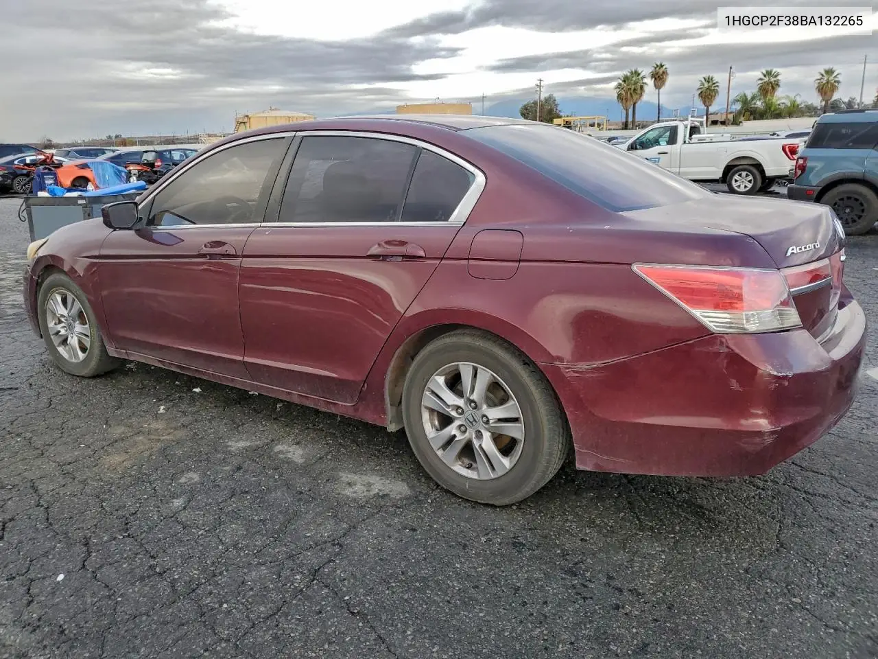 1HGCP2F38BA132265 2011 Honda Accord Lx