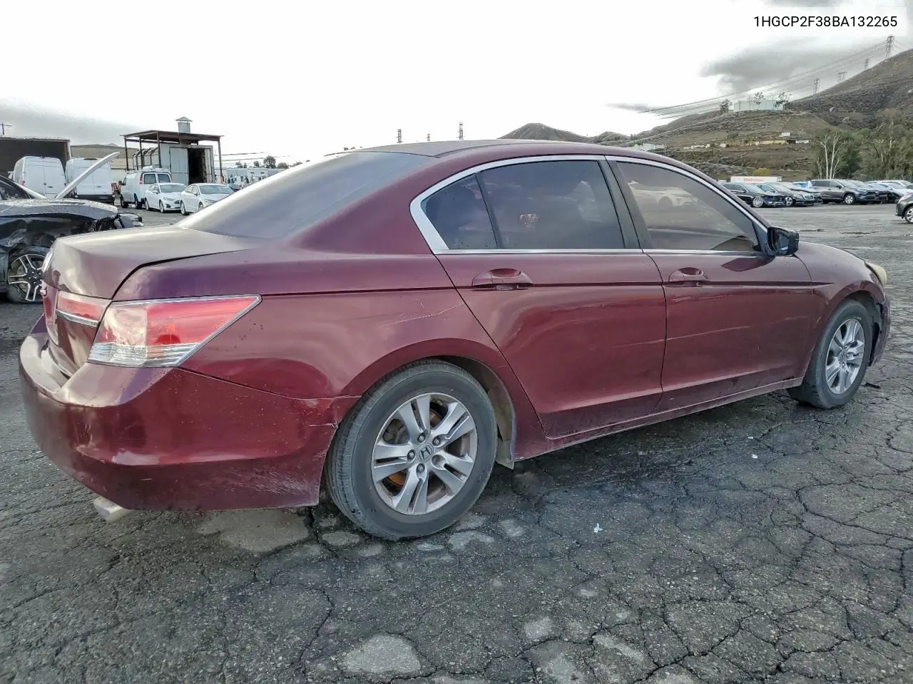 1HGCP2F38BA132265 2011 Honda Accord Lx