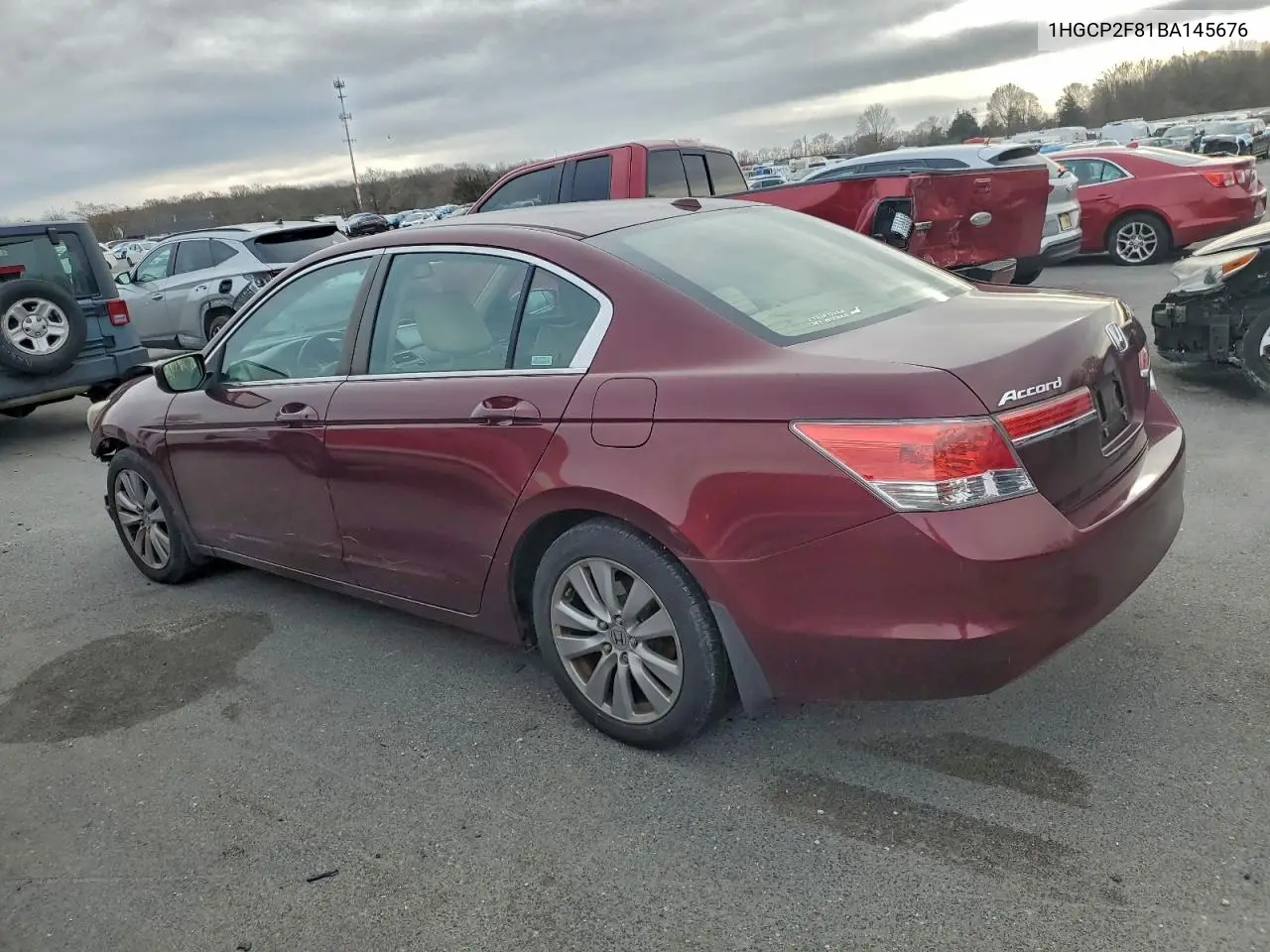 1HGCP2F81BA145676 2011 Honda Accord Exl
