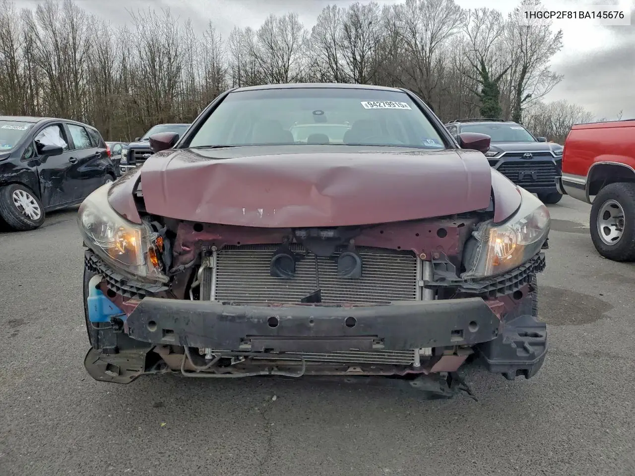 1HGCP2F81BA145676 2011 Honda Accord Exl