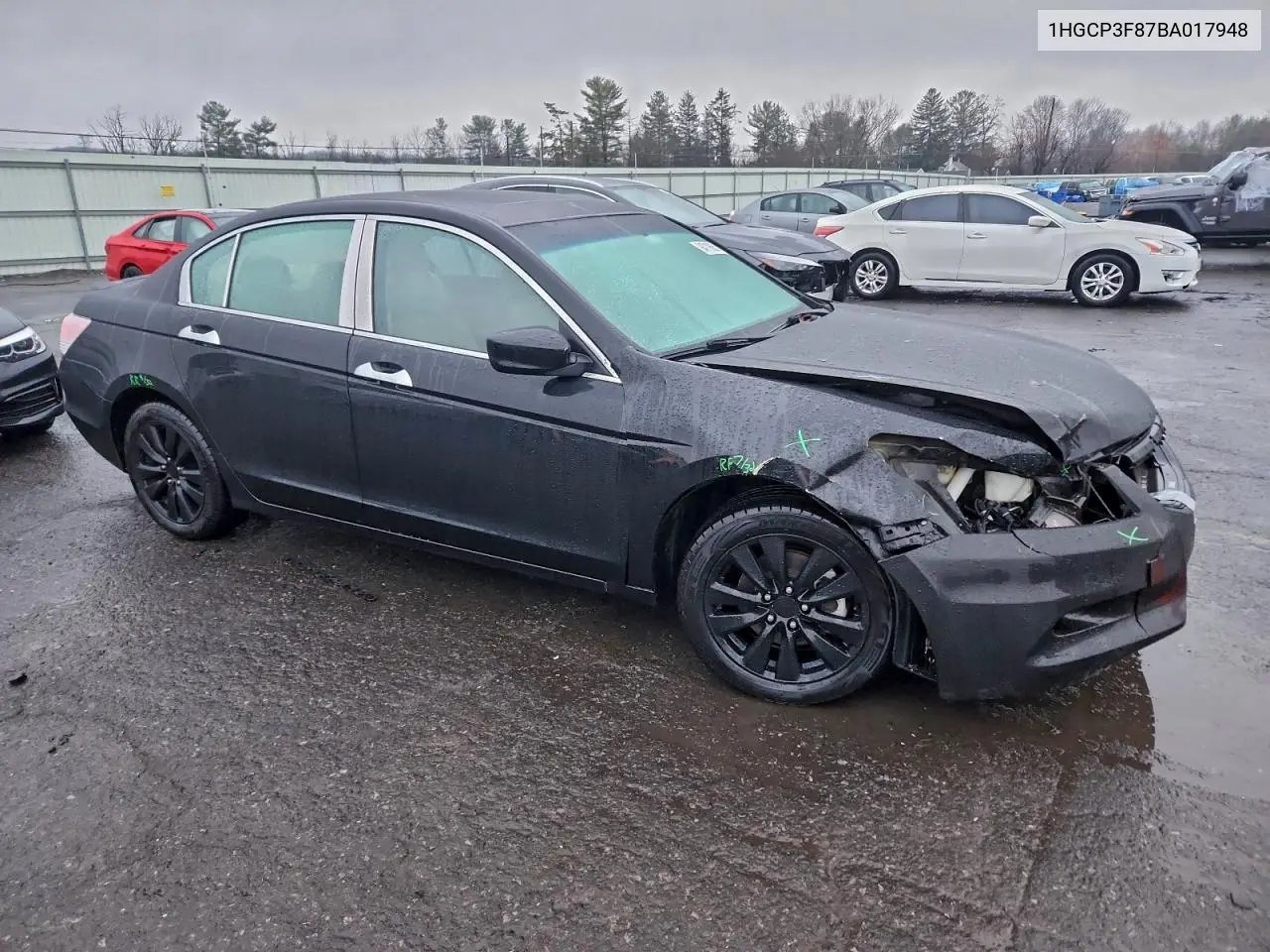 1HGCP3F87BA017948 2011 Honda Accord Exl