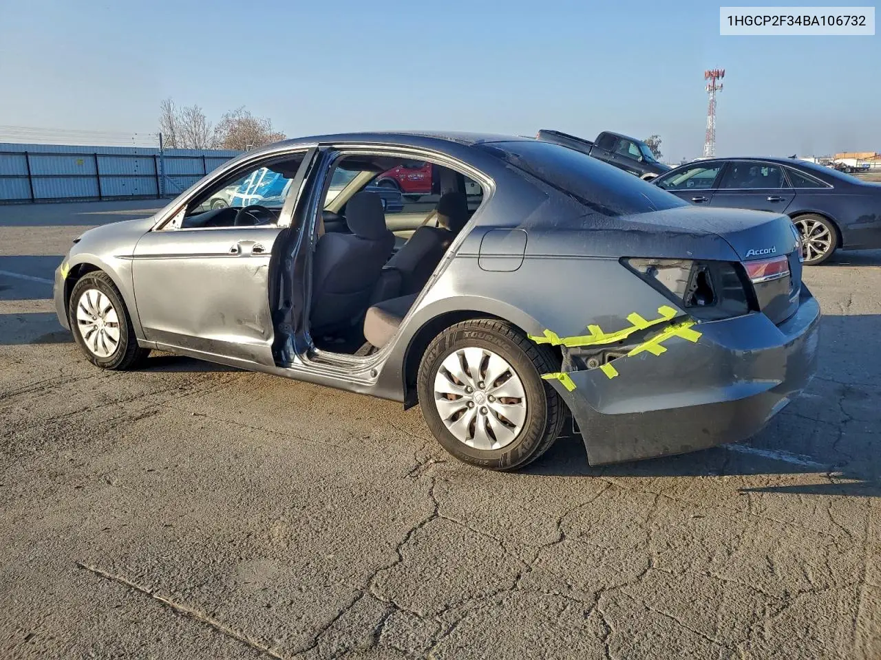 1HGCP2F34BA106732 2011 Honda Accord Lx