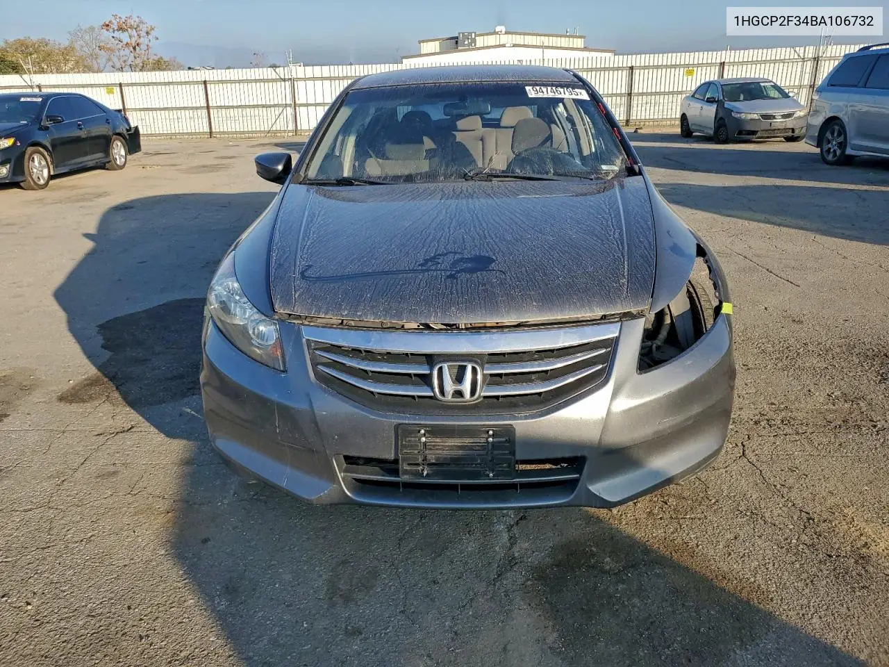 1HGCP2F34BA106732 2011 Honda Accord Lx
