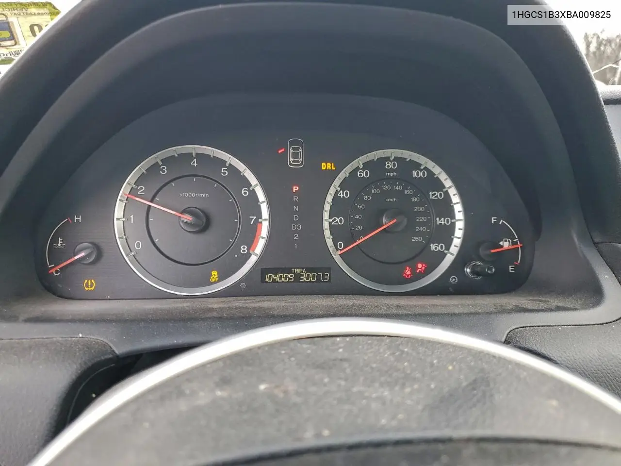 1HGCS1B3XBA009825 2011 Honda Accord Lx-S