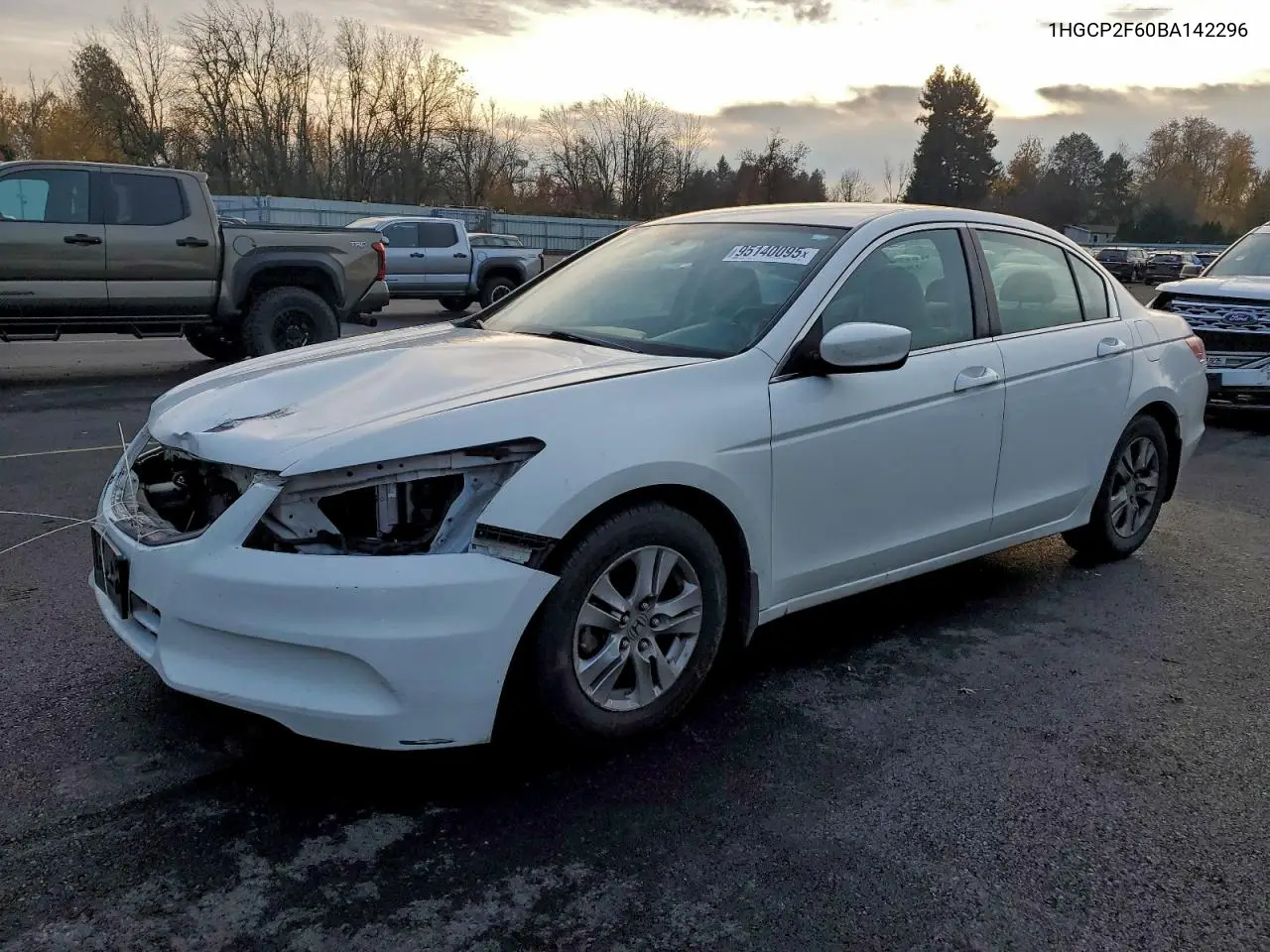 1HGCP2F60BA142296 2011 Honda Accord Se