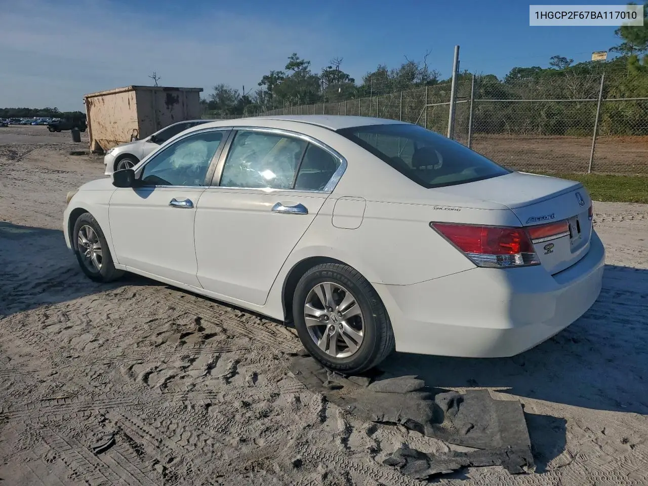 1HGCP2F67BA117010 2011 Honda Accord Se