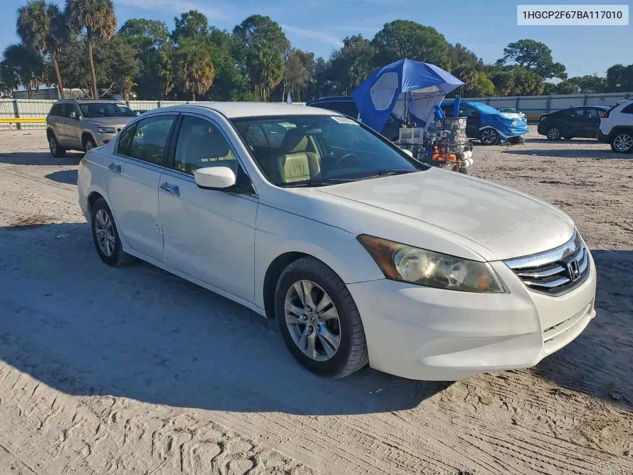 1HGCP2F67BA117010 2011 Honda Accord Se