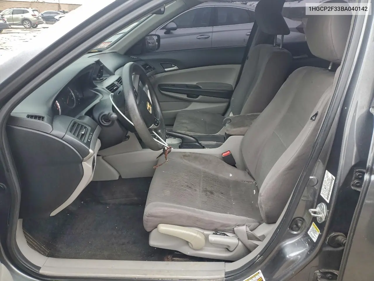 1HGCP2F33BA040142 2011 Honda Accord Lx