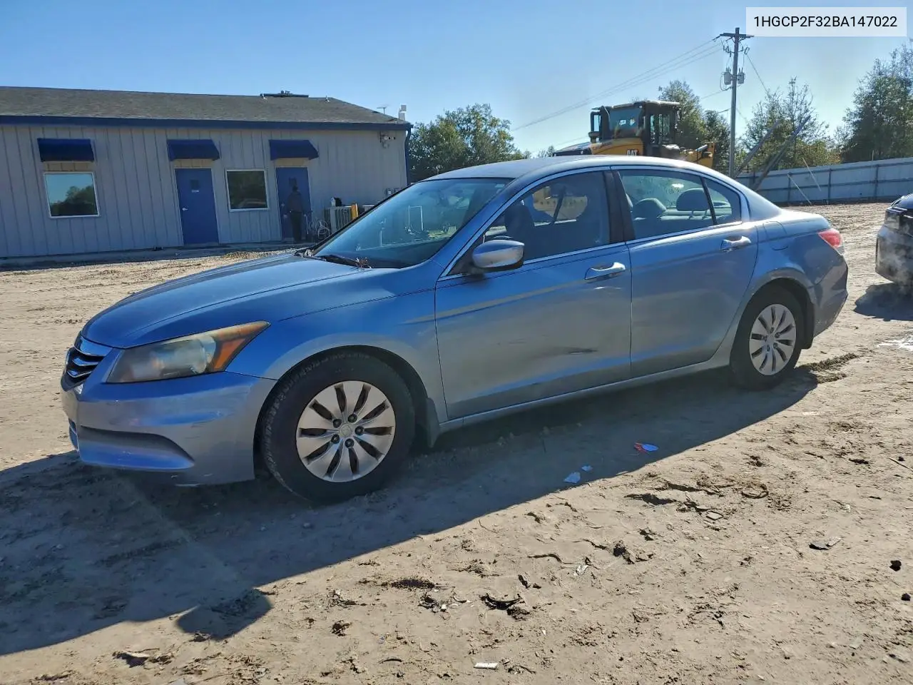 1HGCP2F32BA147022 2011 Honda Accord Lx