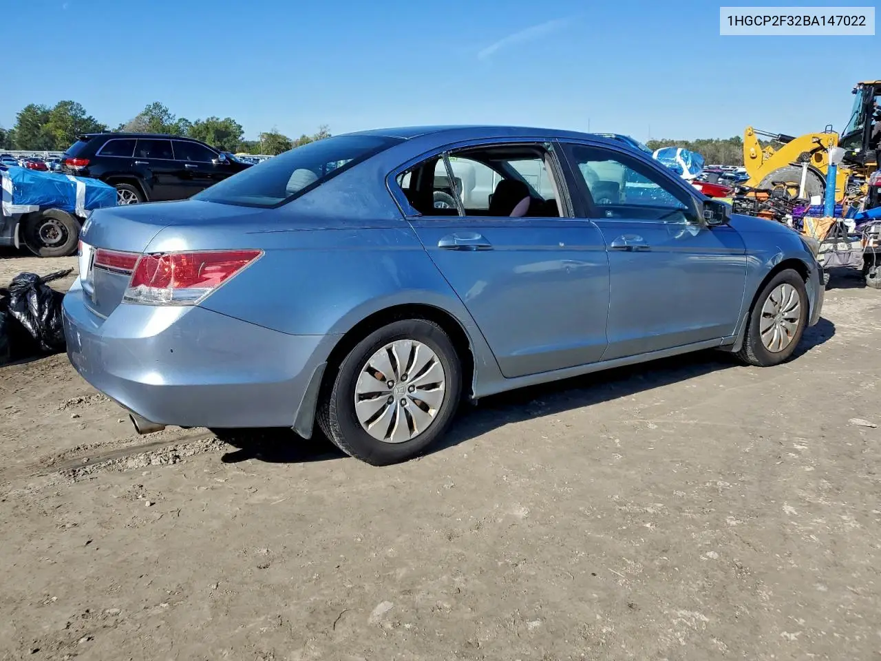 1HGCP2F32BA147022 2011 Honda Accord Lx