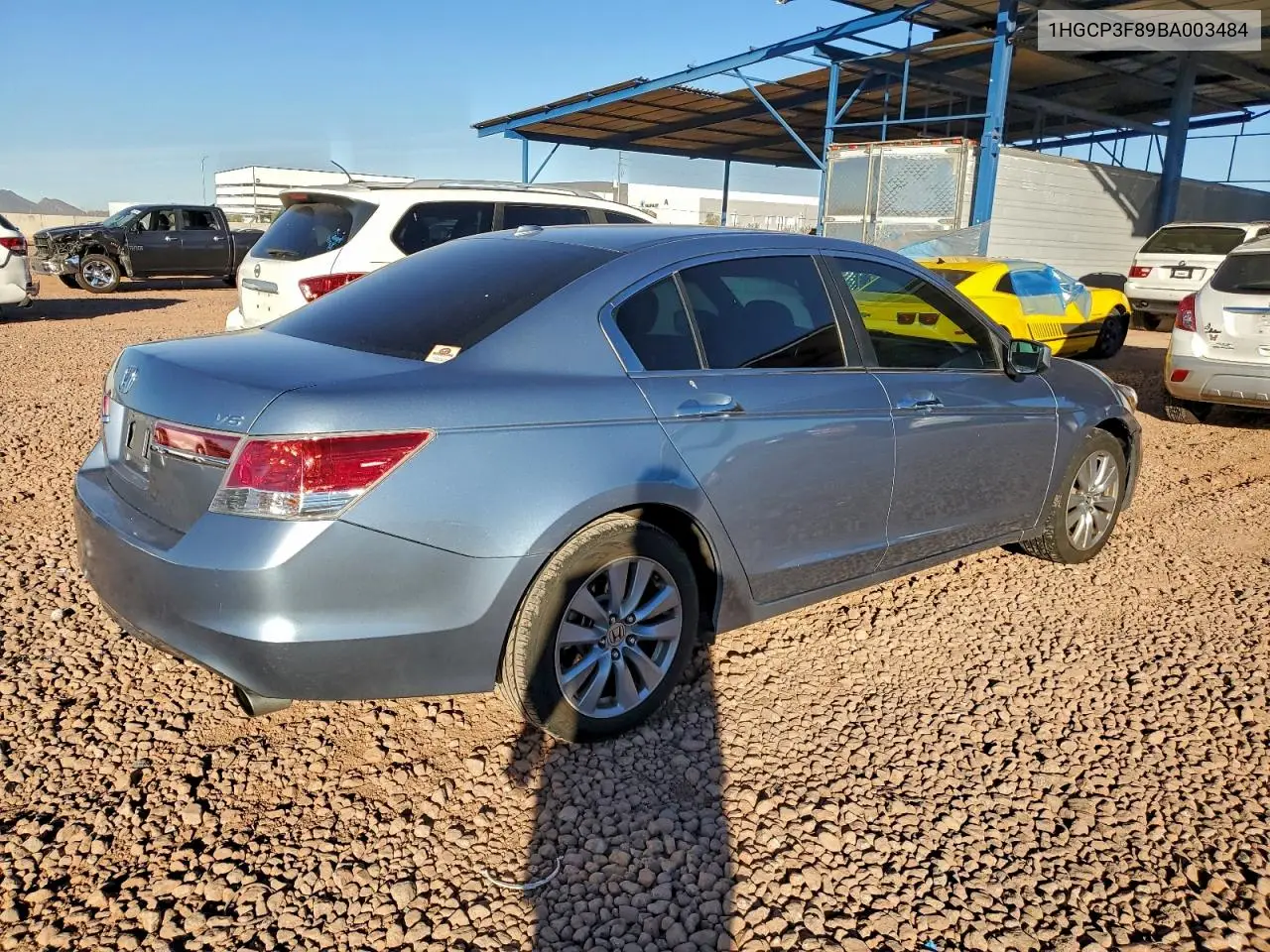 1HGCP3F89BA003484 2011 Honda Accord Exl