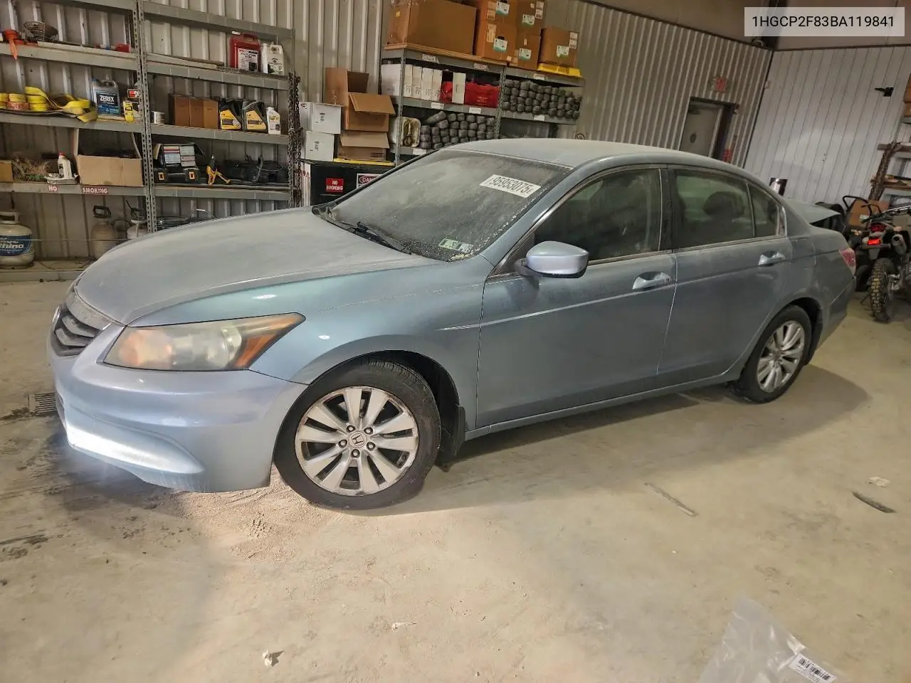 1HGCP2F83BA119841 2011 Honda Accord Exl