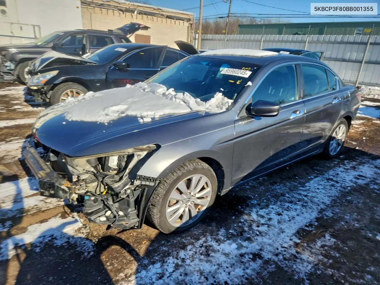 5KBCP3F80BB001355 2011 Honda Accord Exl