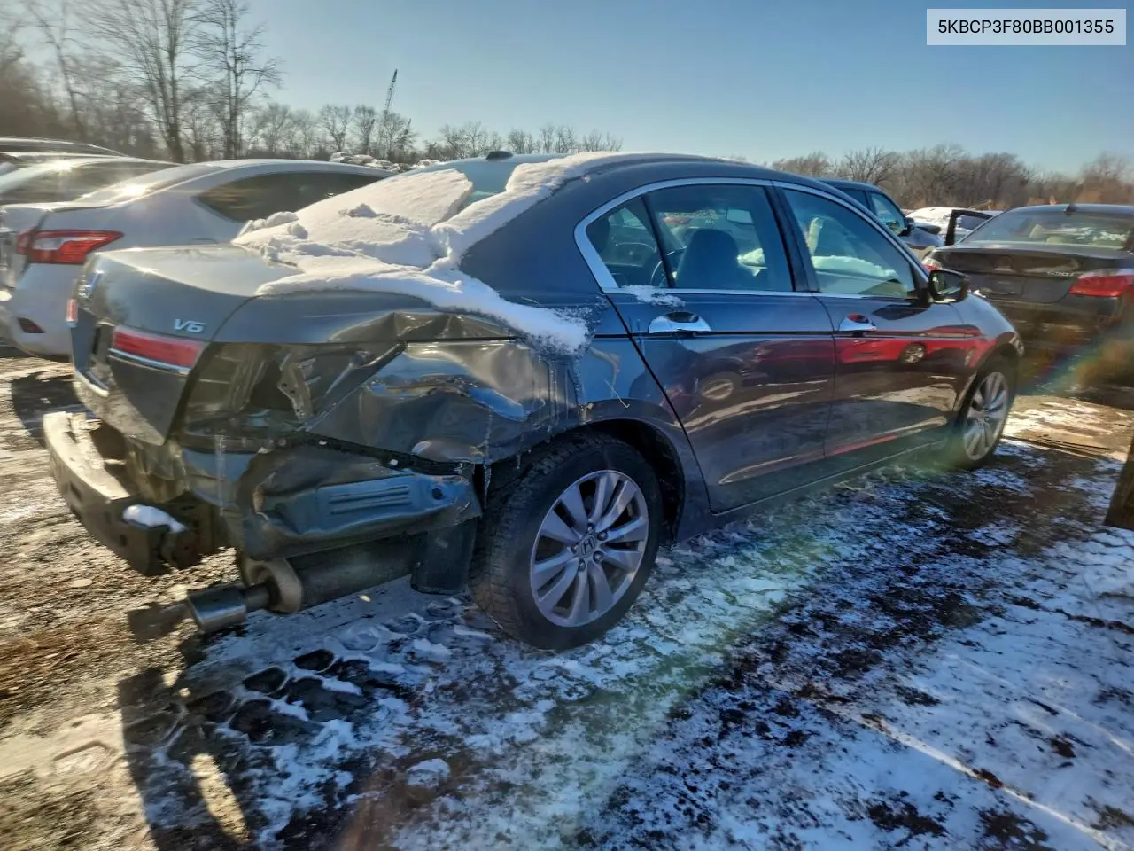 5KBCP3F80BB001355 2011 Honda Accord Exl