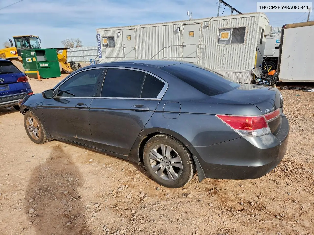 1HGCP2F69BA085841 2011 Honda Accord Se