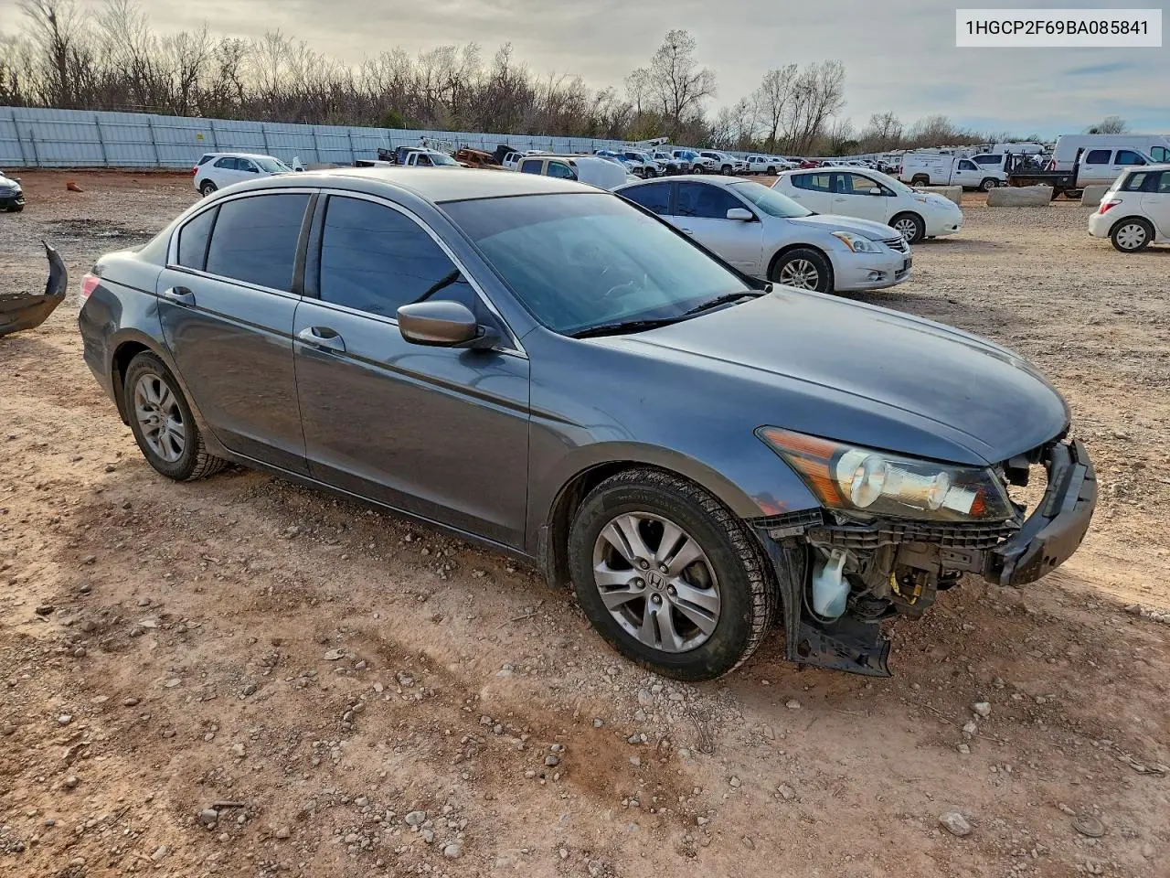 1HGCP2F69BA085841 2011 Honda Accord Se