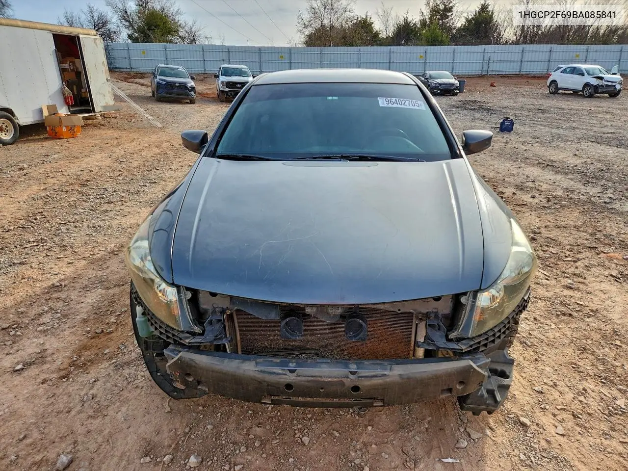 1HGCP2F69BA085841 2011 Honda Accord Se