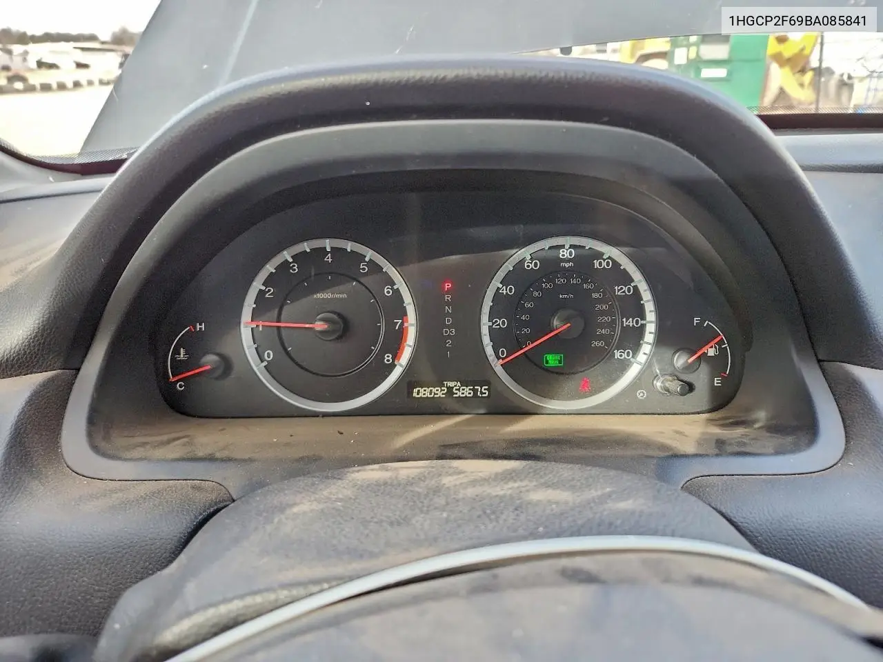 1HGCP2F69BA085841 2011 Honda Accord Se