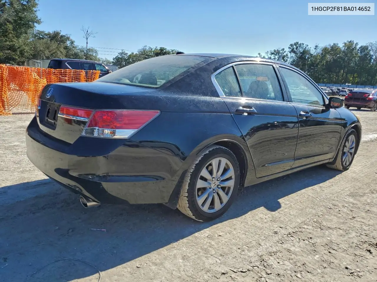 1HGCP2F81BA014652 2011 Honda Accord Exl