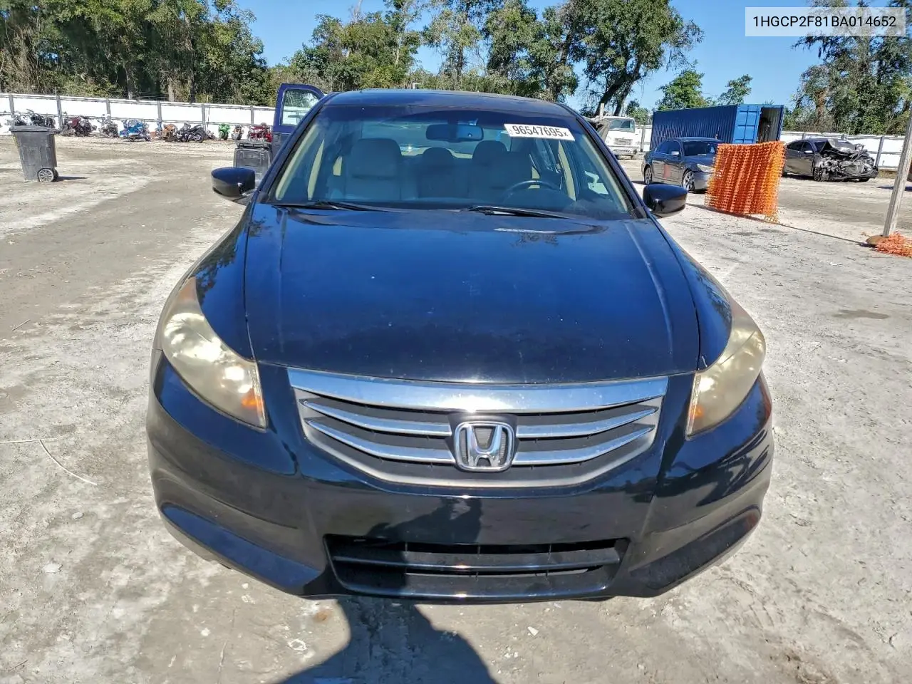 1HGCP2F81BA014652 2011 Honda Accord Exl