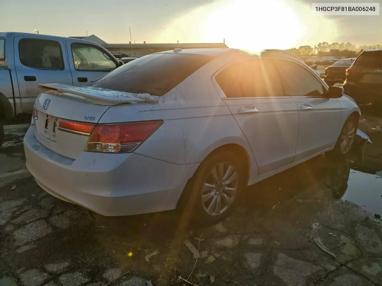 1HGCP3F81BA006248 2011 Honda Accord Exl