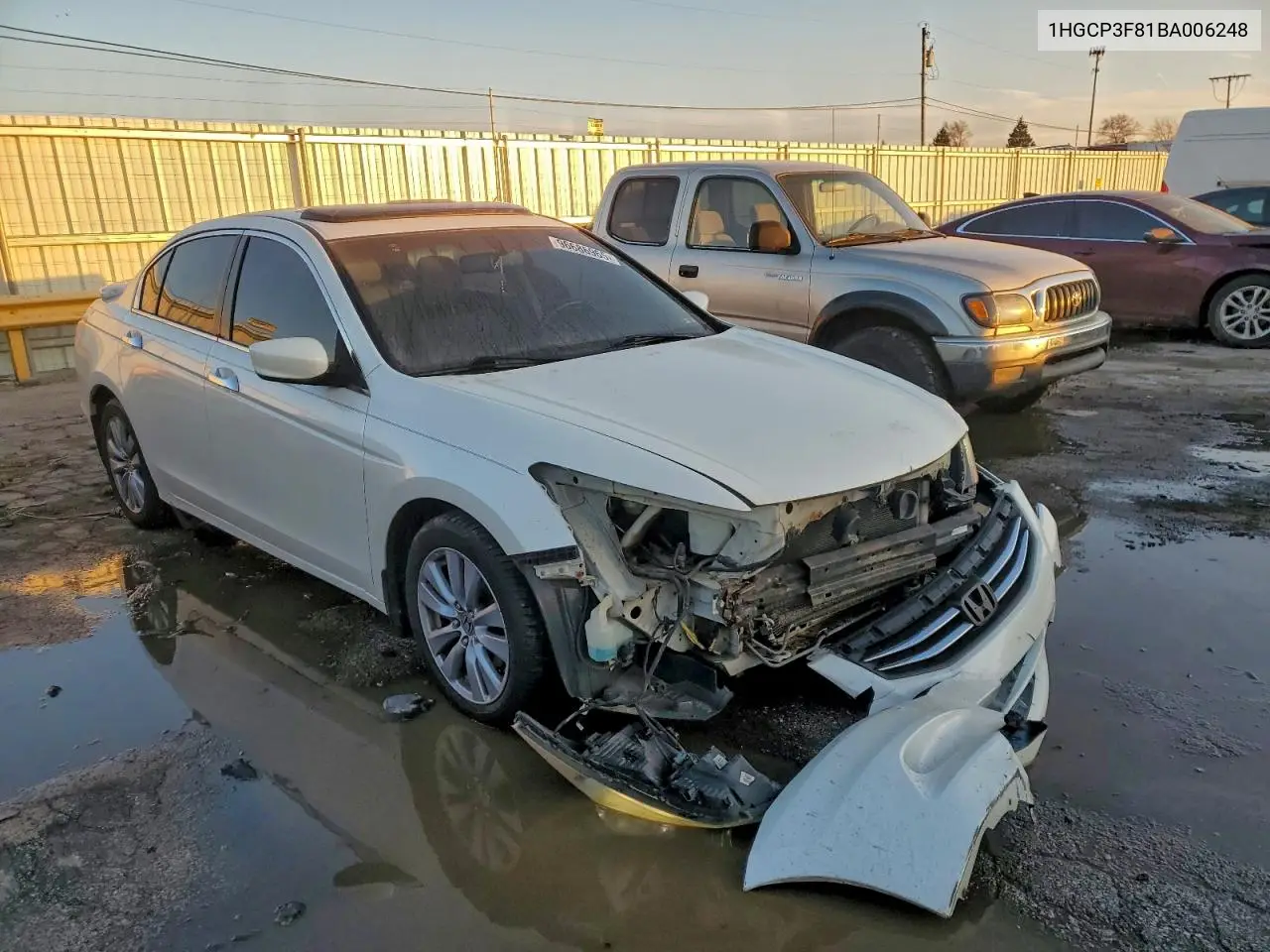 1HGCP3F81BA006248 2011 Honda Accord Exl